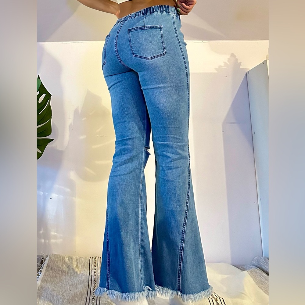 Blue Flare Jeans